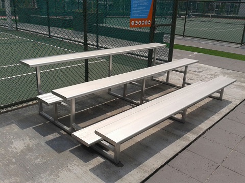 Aluminium 3 Row Bleacher