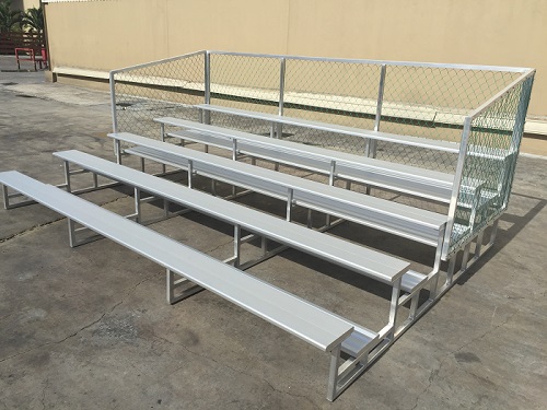 Aluminium Bleacher with Side Part Backrest