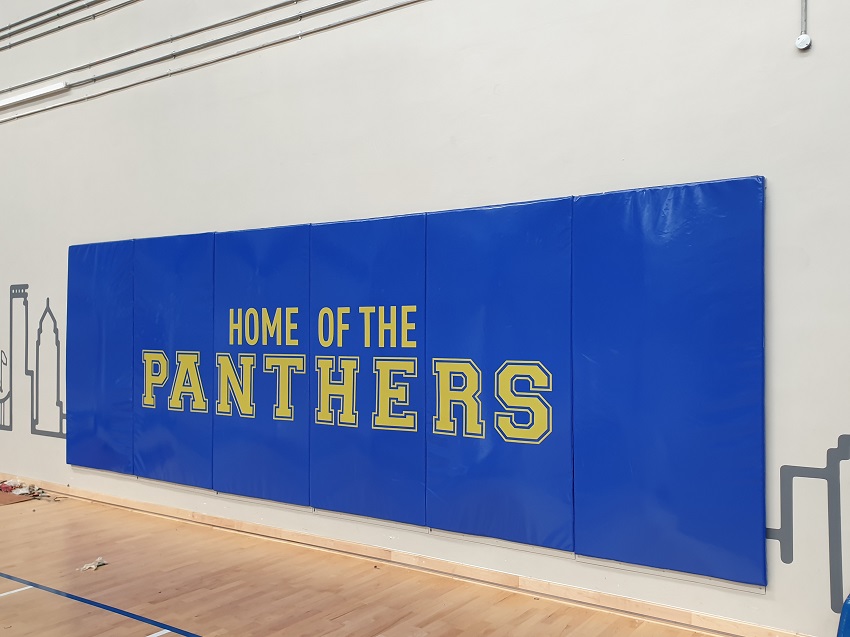 Wall Padding with Logo