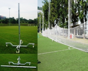 Portable Aluminium Backstop Post System