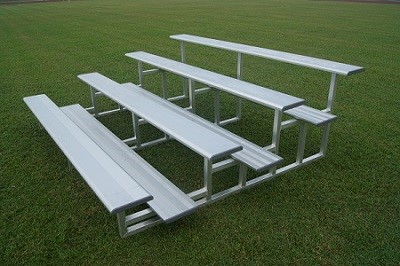 Aluminium 4 Row Bleacher