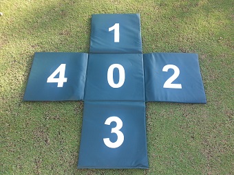 Foldable Cross Hoping Mat