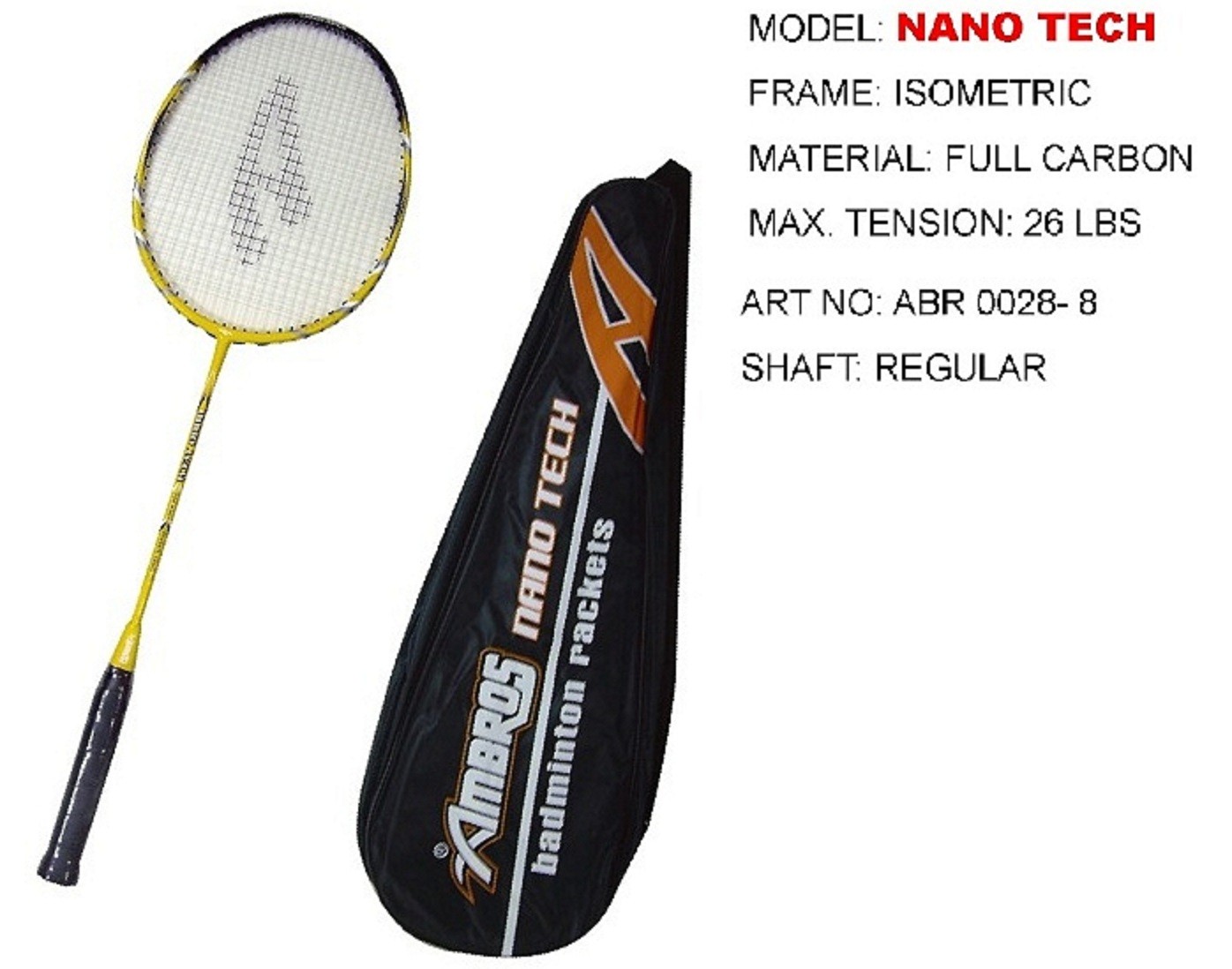 Badminton Racket Suppliers Malaysia Ambros Badminton Racket