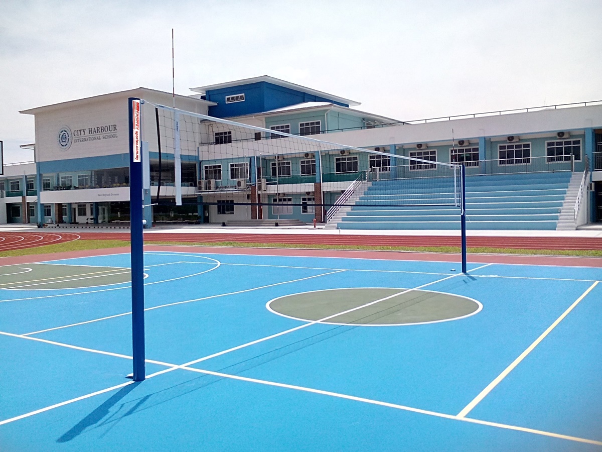 Aluminium Volleyball Post FIVB approved Volleyball Post